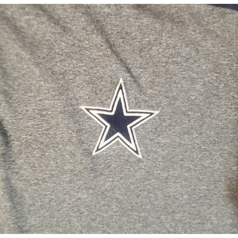 Dallas Cowboys Authentic Mens XL Gray Blue Polo Golf Shirt Football NFL 2 Shirts - Picture 5 of 16